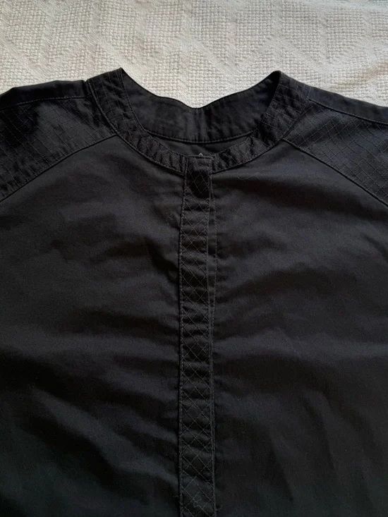 Black Relaxed Utility Jacket Lightweight Minimalist Vera Bradley XL - Picture 6 of 14